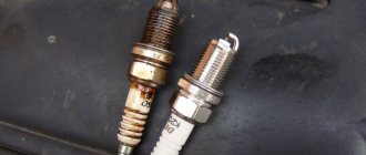 In fact, there is no difference in when to replace. If the engine is running smoothly, let the spark plugs reach their full service life. If there are obvious interruptions in its operation, you should not delay in diagnosing them. 