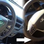 Installing a multifunction steering wheel on Lada Vesta classic and comfort