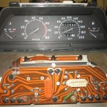 Replacing lamps in the dashboard of a VAZ 2109