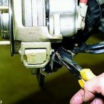 Replacing brake pads on a VAZ 21214 Niva